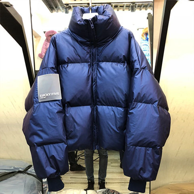 

Winter New Fashion Street Designer Womens White Duck Down Jacket Pretty Girls candy color short Coats Warm Down jacket D288