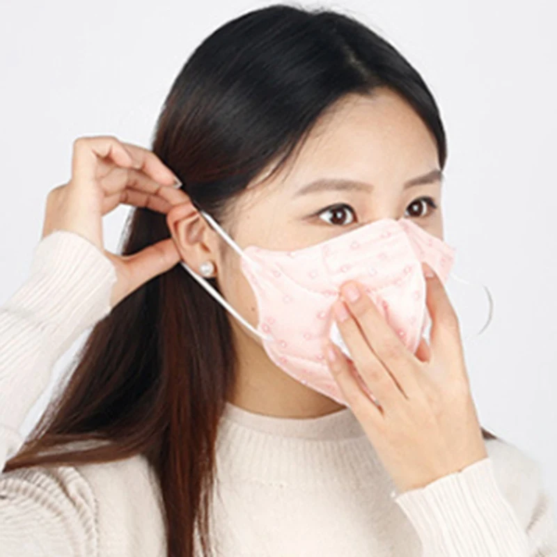 

5Pcs/Lot Fold Flat Dust Mask With Valves For Work Safety House Clean Dust-Proof Mask Disposable Respirator PM2.5 N95 Random