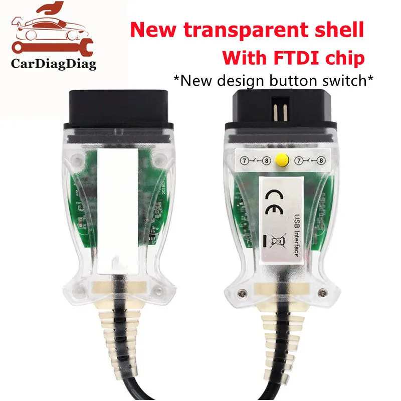 Для BMW K DCAN + CAN Интерфейс для серии с переключателем FT232RL чип USB кабель зеленая
