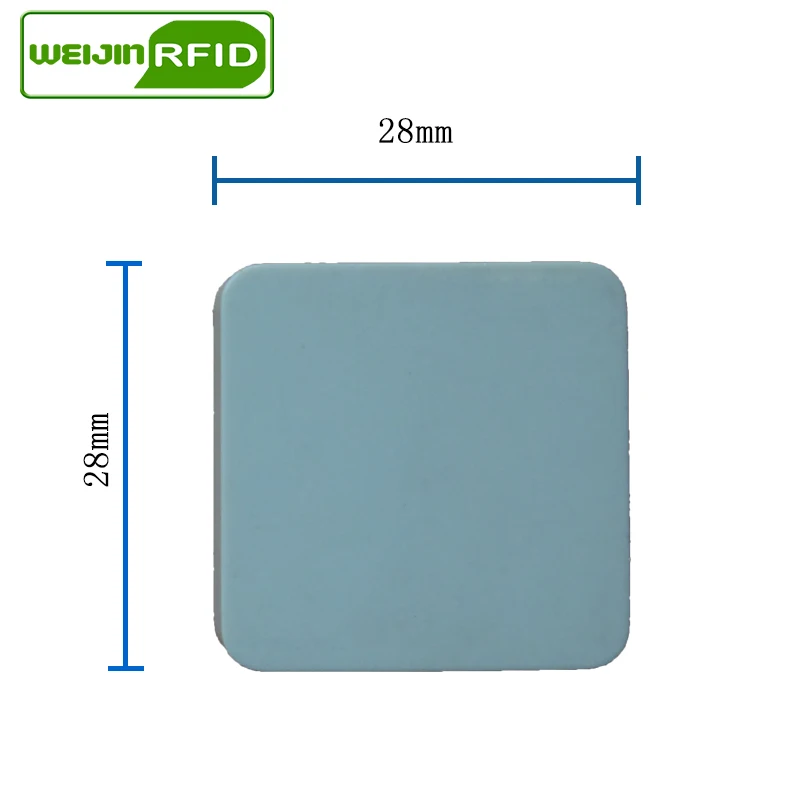 UHF RFID Метка 915 м 868 Alien Higgs3 EPCC1G2 6C инструмент для литья 28*28*4 мм квадратная керамика