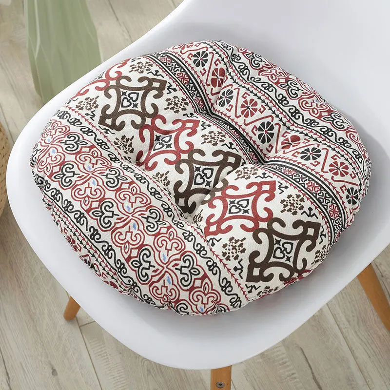 Round Cushion 28/35/43/48cm Office Chair Cushion Tatami Meditation Cushion Sofa Throw Pillows Yoga Floor Mat Decor Seat Cushion 