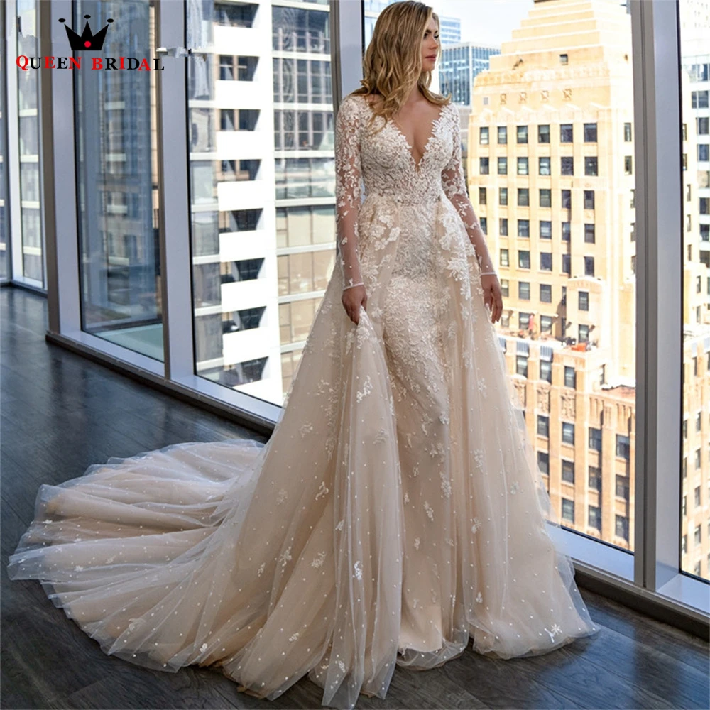 wedding dress with detachable skirt