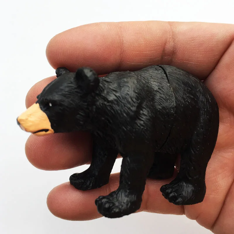 Канада творческие путешествия памятные монеты трехмерный коричневый медведь сочетание украшения ручной магнитный холодильник