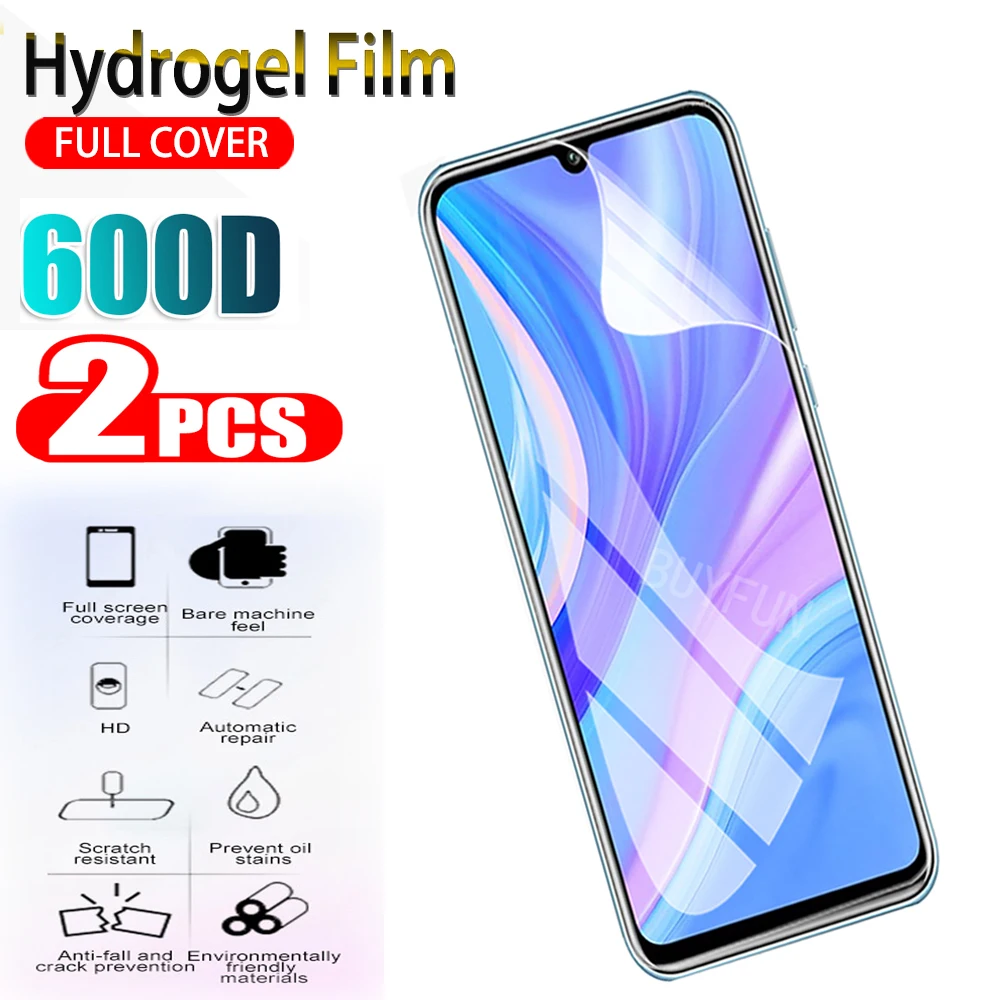 Гидрогелевая пленка для Huawei Honor Y9 2019 Y9s Y8p Y6p2020 Y7 Y6 Pro Prime защита экрана полное