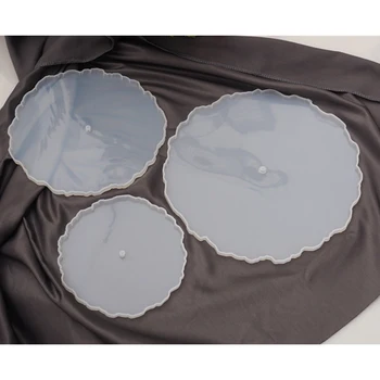

DIY Mould Three-layer Irregular Fruit Tray Resin Silicone Mould Oversized Pallet Craft Mould DTT88