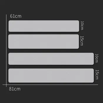 

non-slip stickers Non-Slip Pads Transparent stickers Mats Bear's Footprint Luminous Staircase PEVA non-slip stickers Hot Sale