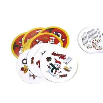 

70mm spot holidays board games mini style for kids fun enjoy it family home party dobbles card game