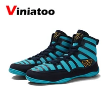 Новые профессиональные борцовские ботинки для мужчин дышащие борцовские ботинки мужские синие красные мягкие кроссовки для тренировок