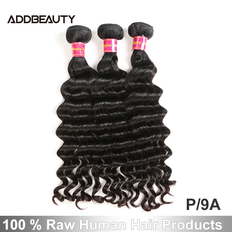 Addbeauty 3 шт Лот перуанские натуральные волнистые волосы 8 &quot 30&quot Pro. Коэффициент/9A