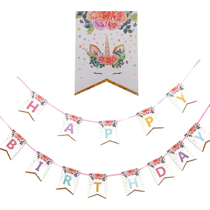 Чашка с единорогом одноразовая тарелка Единорог принадлежности День рождения украшение для детей бумажное полотенце розовая девушка тема события поставки - Цвет: Fish tail flag