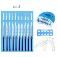 Домашний набор для отбеливания зубов, светодиодный светильник, гигиена полости рта, отбеливатель для зубов отбеливание белого цвета с пероксидом карбамида