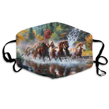 

Custom Dustproof Mouth Mask Abstract Oil Paintings Reusable Outdoor Unisex Face Mask with Adjustable Earloops