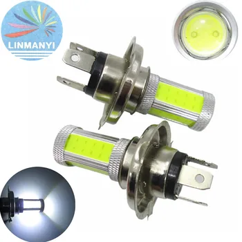 

2PCS*High Power COB LED Lamp With Lens H4 COB 25W 12VDC Day Driving Head Light Fog Bulb Xenon White Car Super Bright Car Styling