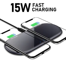 15 Вт QI Беспроводное быстрое зарядное устройство usb tpye c QC 3,0 Быстрая зарядка для iphone samsung s9 мобильный телефон airpods pro 2 SIKAI Dual 30 Вт