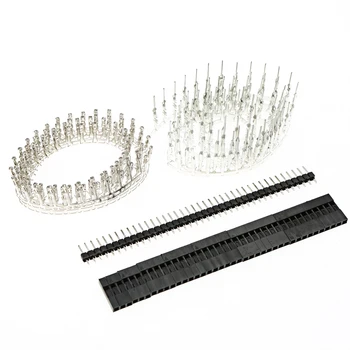 

Hot 1450PCS 2.54mm PCB Jumper Wire Pin Header Connector Female Male 40Pin Box Packaging Kit Electronic Components Set
