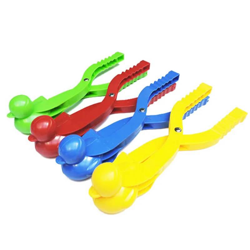 Hot Sales Clip Snowball Toy Tools Children Outdoor Snowball Fights Thick-Storms Maker Shatter-resistant Duck Snowball Clip