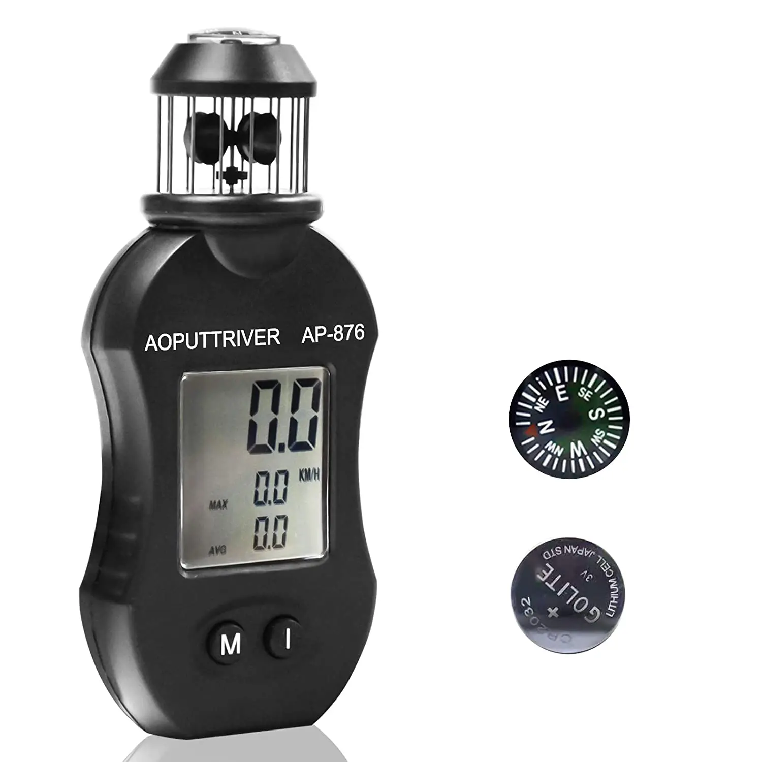 Anemometer Handheld Ap876 Pocket Air Speed Meter Digital Wind Speed