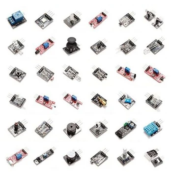 

37pcs Ultrasonic Starter With Box Sensor Module Accessories Easy Install Temperature Assorted Professional For Arduino MCU Educ