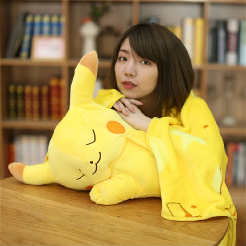 Explosion style cute plush toy pillow doll cape autumn home essential animation Pikachu pillow cushion doll gift cushion
