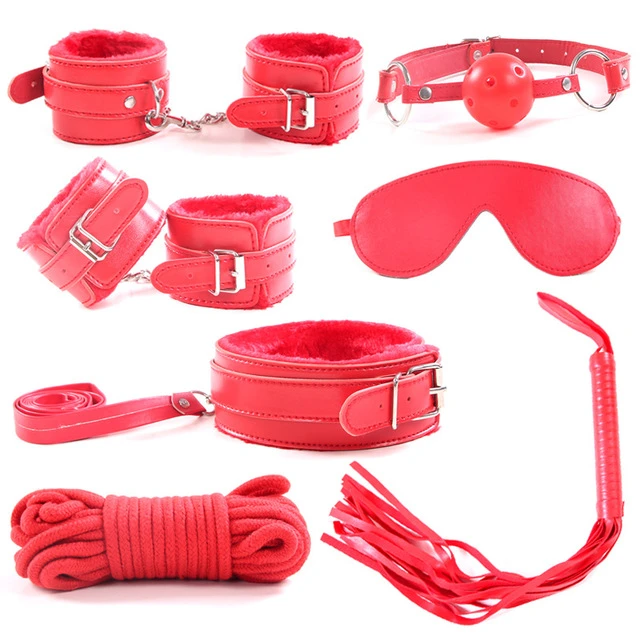 Juego De 7 Unids/set De Fantasía De Cuero, Juegos Eróticos Para Adultos,  Bdsm Fetiche, Juego De Bondage Sexual, Restricción Sm, Juguetes Sexuales  Para Parejas Xn0070 - Juegos Para Adultos - AliExpress