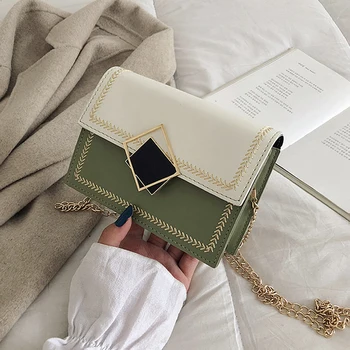 

New Small Flap Crossbody Bags for Women 2019 Fashion Shoulder Messenger Bag Special Lock Design Female Travel Handbags #40