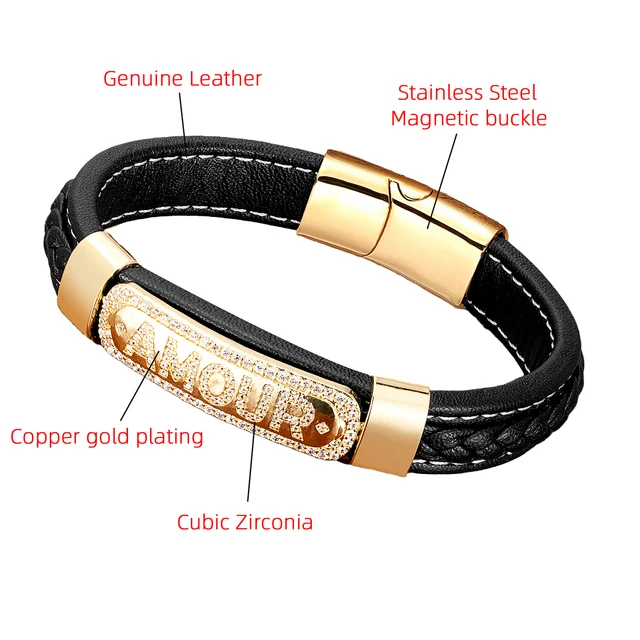 Franklin Pave Setting Letter Bracelet - Image 4