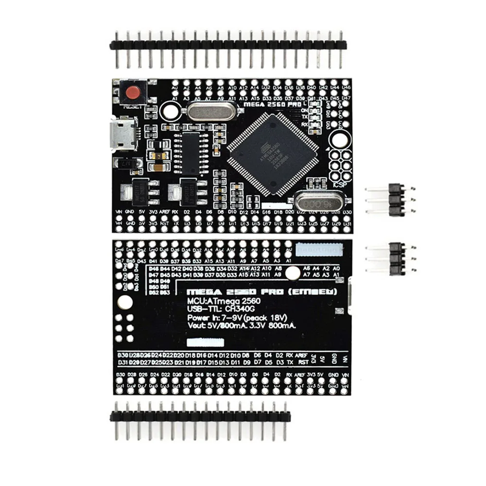 Mega 2560 PRO MINI 5V (встроенный) CH340G ATmega2560 16AU с штыревыми разъемами совместимыми arduino