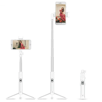 

Phone Selfie Stick Extendable Selfie Tripod Monopod Selfie Sticks With BT Remote Control For 3.5-6 Inch Mobile Phone