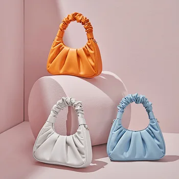 

Female bag 2020 summer new Korean version ins super fire small bag folds obliquely underarm bag female