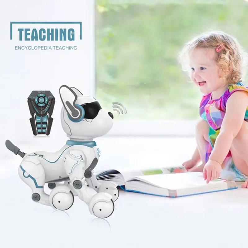 Remote Control Robot Dog Toy for Kids Early Education Toy Intelligent Programming Smart Stunt Puppy Robot Remote Control Robot Dog Toy for Kids Early Education Toy Intelligent Programming Smart Stunt Puppy Robot