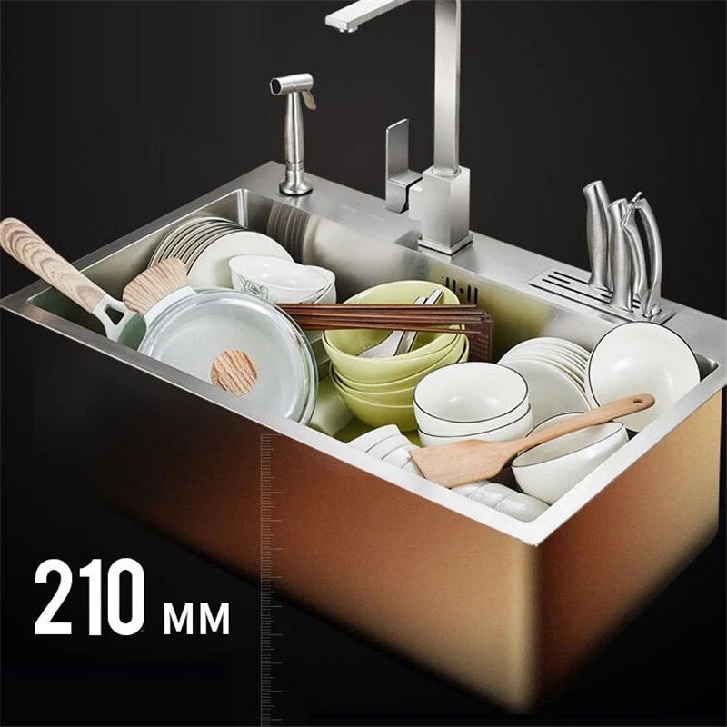 Кран Acero Inoxidable Spoelbak Lavello Cucina Para кухня Куба Pia Cozinha De Cocina Fregadero Lavabo раковина для мытья посуды