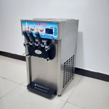 

Three flavors ice cream maker commercial soft ice cream machine small three-color ice cream machine 1200W