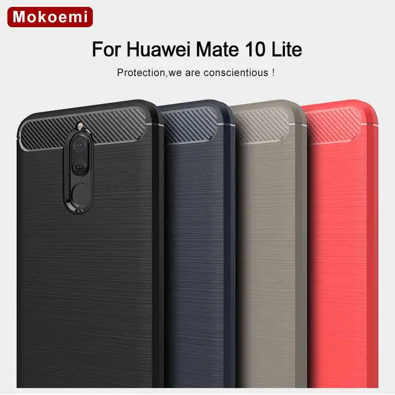 Mokoemi модный противоударный мягкий силиконовый чехол 5 9 дюйма для Huawei Mate 10 Lite