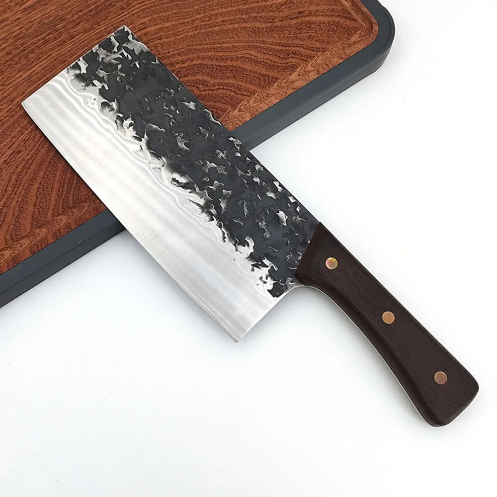 High Carbon Steel Chef Knives For Meat Vegetable Ergonomic Handle Cleaver Knife Kitchen for Home&amp Restaurant | Дом и сад