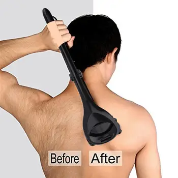 

Adjustable Back Shaver Folding Double Cutter Head 2.0 Men Back Shaver Back Hair Shaver Two Head Blade Foldable Trimmer Leg Razor