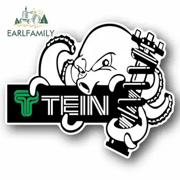 

EARLFAMILY 13cm x 10.5cm For Tein DIY Motorcycle Stickers Waterproof SUV Decoration Vinyl Car Sticker Fashion Car Truck Decal
