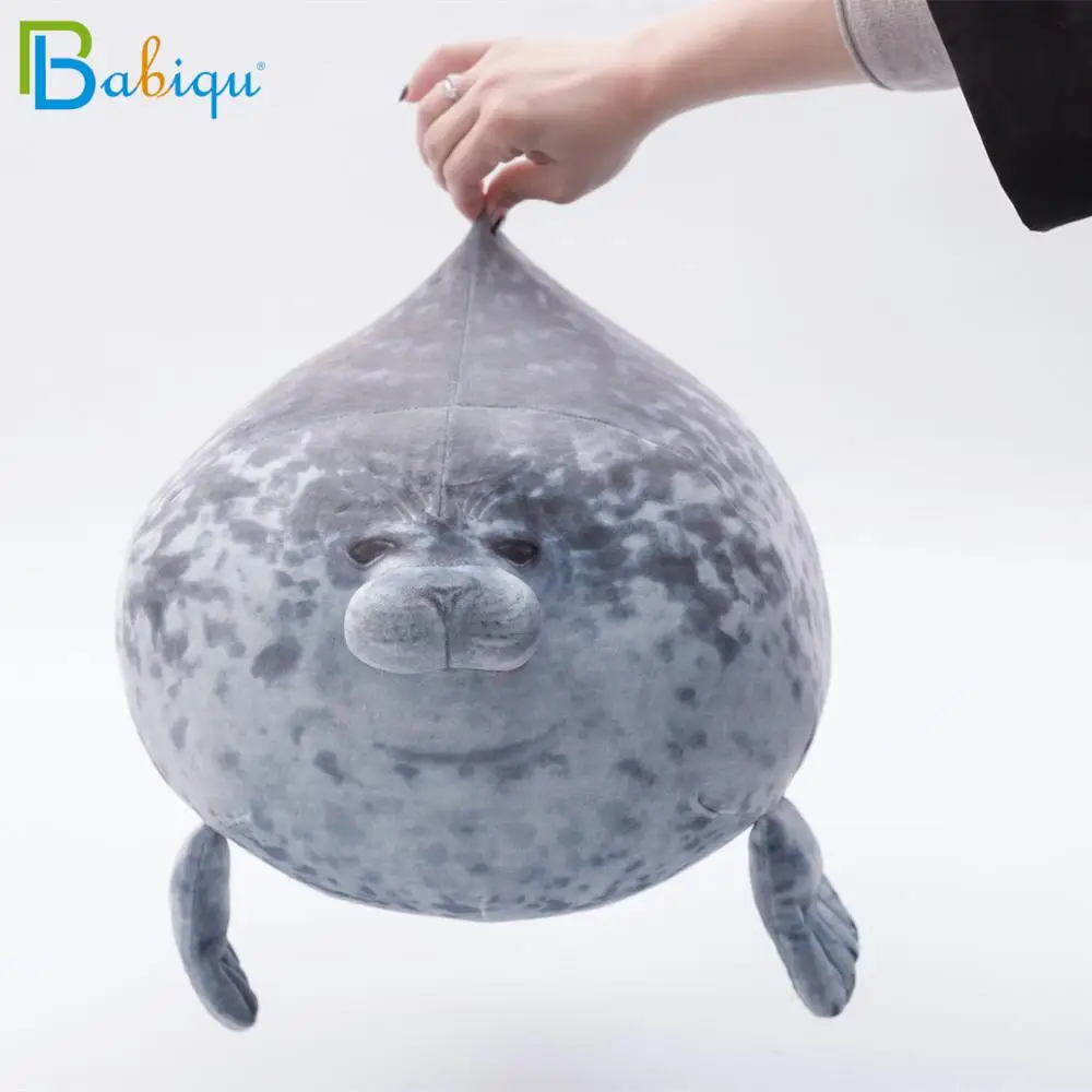 20 80cm Cute Sea Lion Plush Toys Soft Marine Animal Seal Stuffed Doll for Kids Gift 5