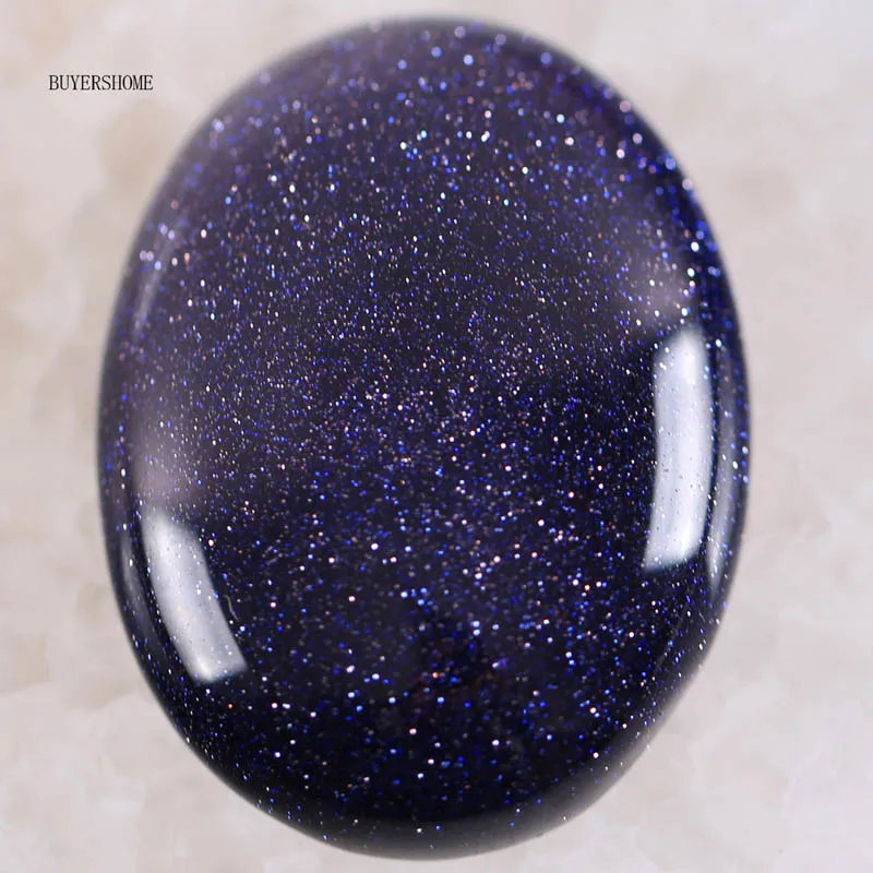 Blue Sandstone 51 цвет 30x40 мм кабошон натуральный камень бусины для рукоделия ювелирных изделий Малахит содалит Lapis Fit ожерелье браслет серьги - Цвет: Blue Sandstone