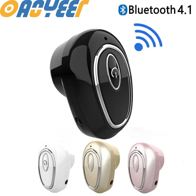 S650X беспроводной Bluetooth 4 1 наушники вкладыши Мини тонкие спортивные с микрофоном