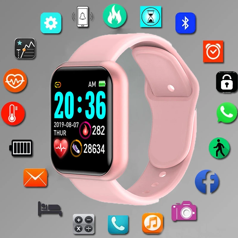 Reloj deportivo inteligente para hombre y mujer, electrónica Digital Led con Bluetooth, para Masculino|Relojes de mujer| - AliExpress