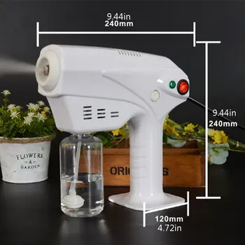 

Atomized Disinfection Gun Nano Handheld Sterilization Deodorization Fog Machine Car Atomization Disinfection Machine