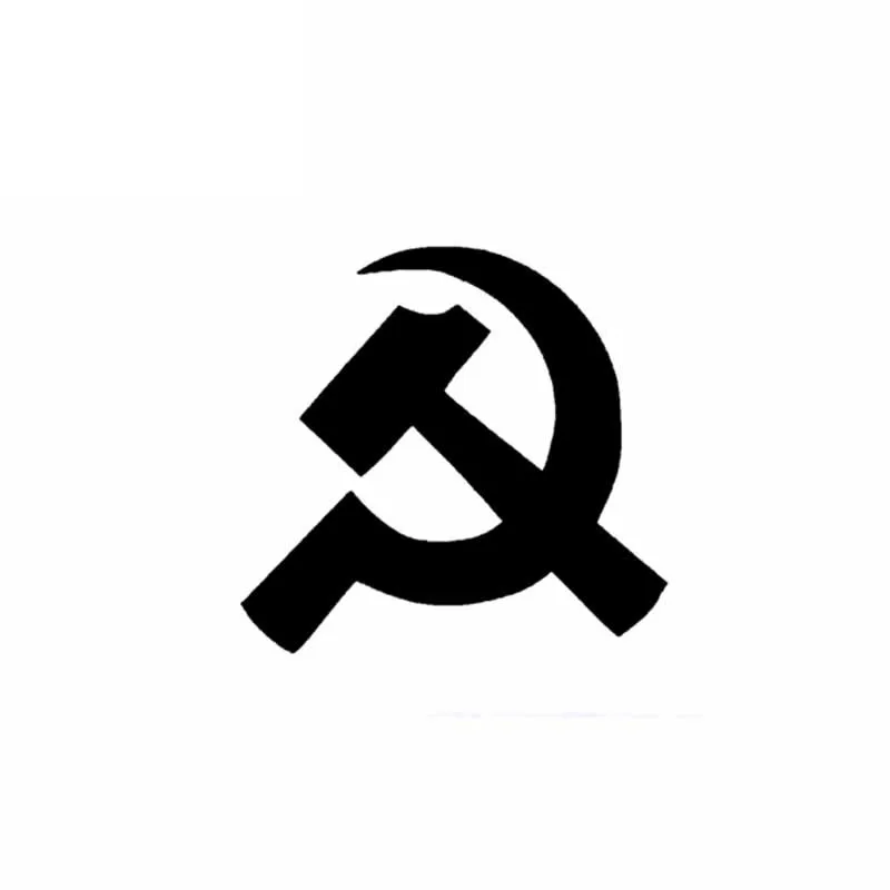 

Interesting Car Sticker Hammer and Sickle Accessories Car Styling Decal Vinyl PVC 13cm*13cm