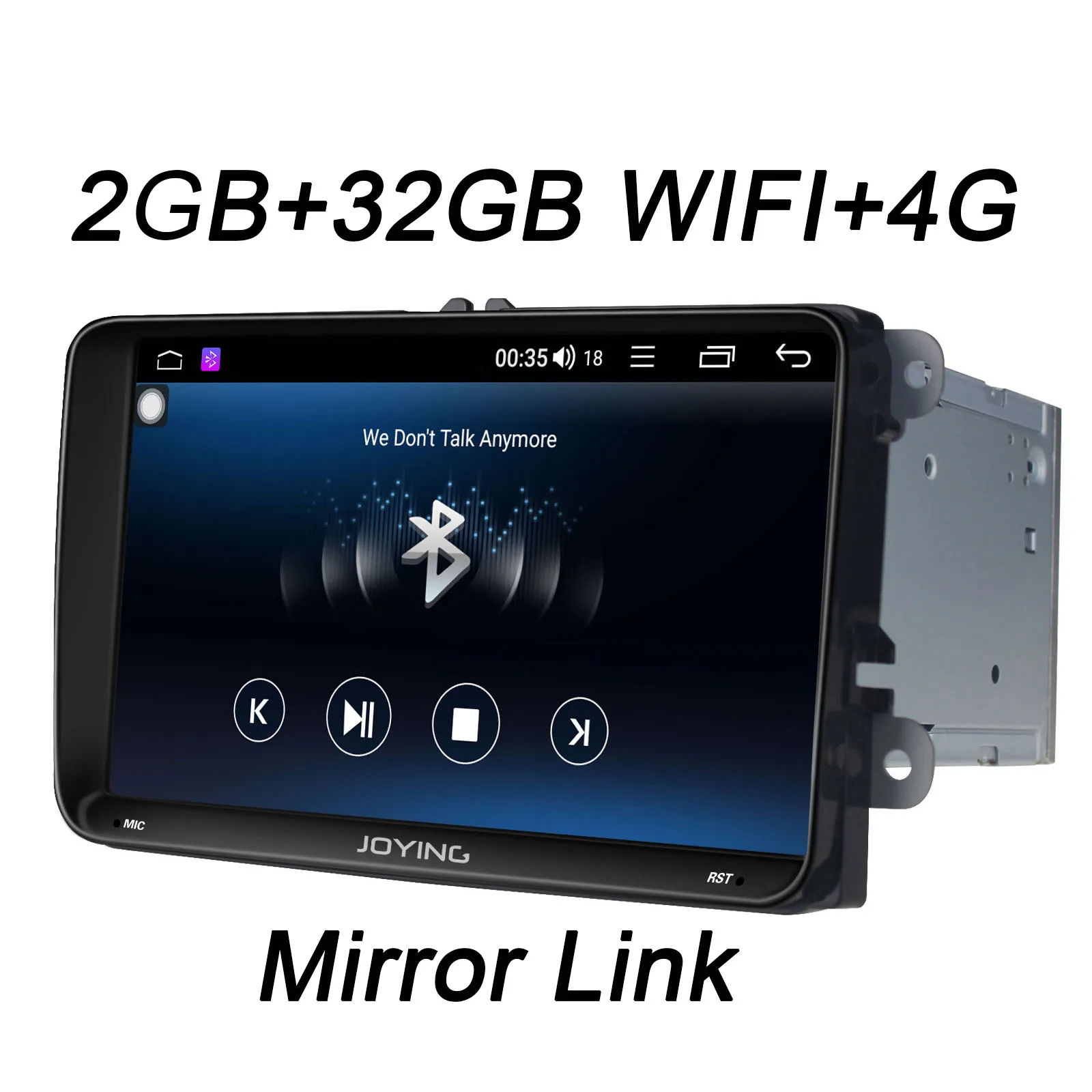 Best JOYING 2GB RAM Android 8.1 car autoradio stereo DSP for Golf Caddy EOS head unit for Passat Polo Tiguan GPS player for Skoda 2