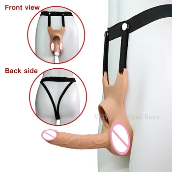 10 Speed Vibration Dildo for strapon Double Dildo Vibrator for Women Lesbian Strap on Sex Toys for Couple Gay Erotic Toys Games 3