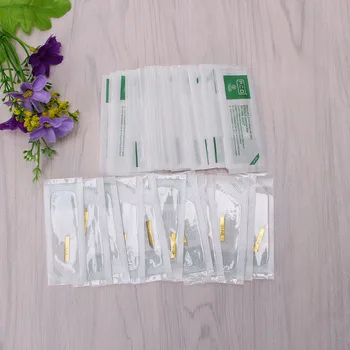 

50Pcs 12 Pin Permanent Makeup Eyebrow Tattoo Blade Microblading Needles Portable Q1QD