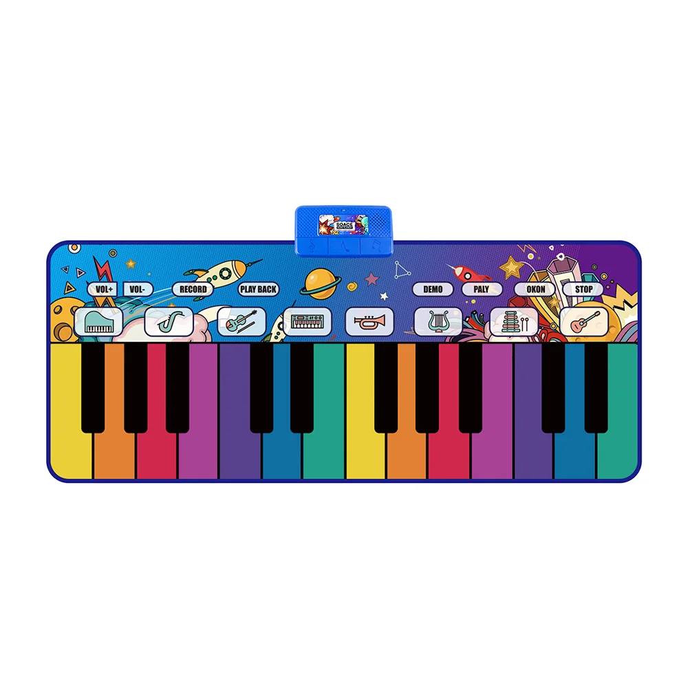 SECFOU 1Pc Cobertor De Jogo De Brinquedo De Música Tapetes De Jogo De Bebê  Tapete De Música Teclado De Piano Tapete De Jogo De Teclado Tapete De Jogo  De Piano Para Crianças