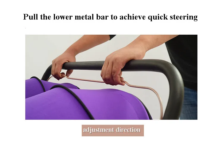 Double Seat Can Be Foldable Portable Pouch Twins Baby Stroller