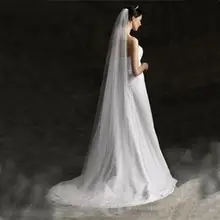 3 м/5 м Однослойная Женская белая Длинная свадебная вуаль Минималистичная простая Роскошная Соборная свадебная вуаль свадебные аксессуары