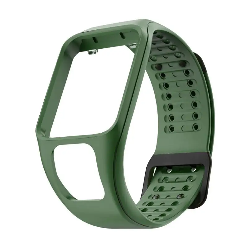 Модные часы в силиконовом корпусе ремешок для TomTom Runner 2/3 Spark/3 Спорт gps часы молодежное сменный спортивный браслет - Цвет: 9