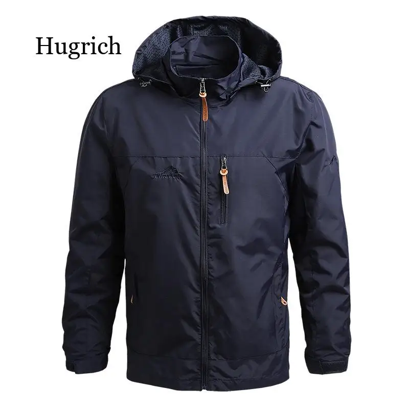 

Spring Autumn Men's Bomber Jacket Male Casual Outdoor Overcoat Hooded Coats Fashion Slim Fit Breathable Jackets Mens Clothing
